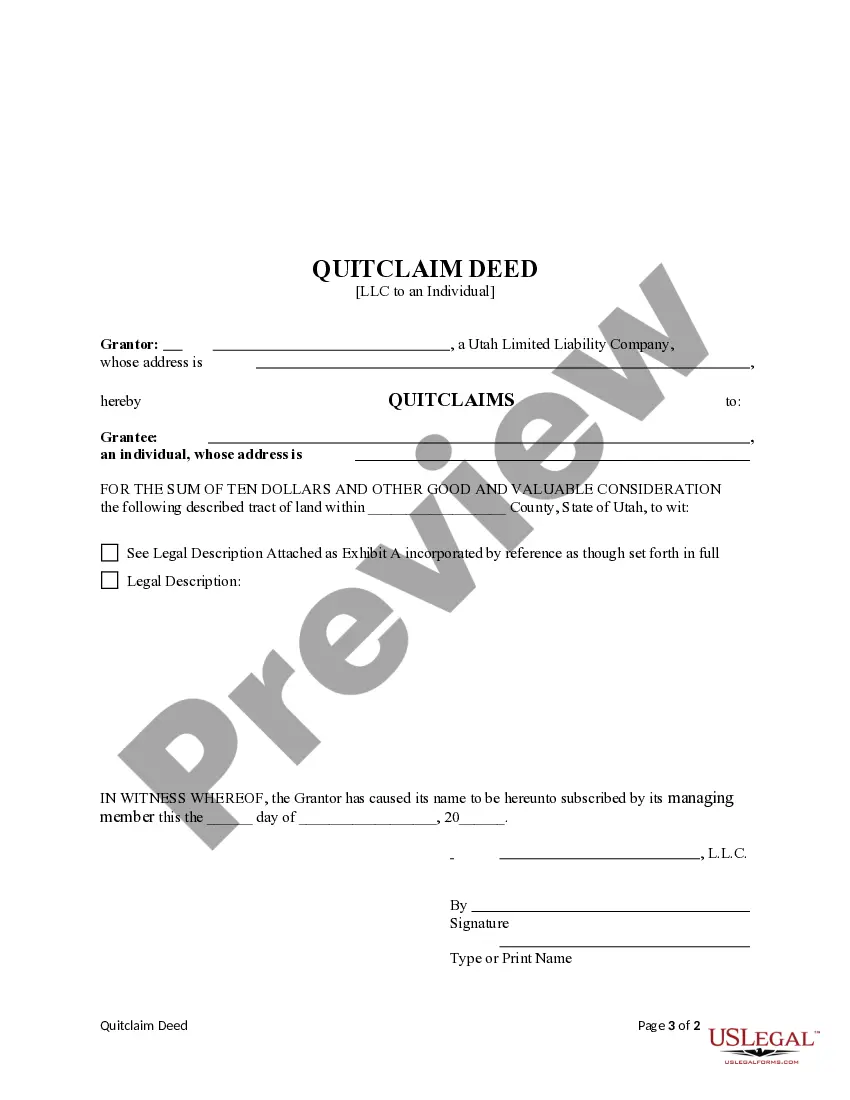 Preview Warranty Deed from a Trust to an Individual