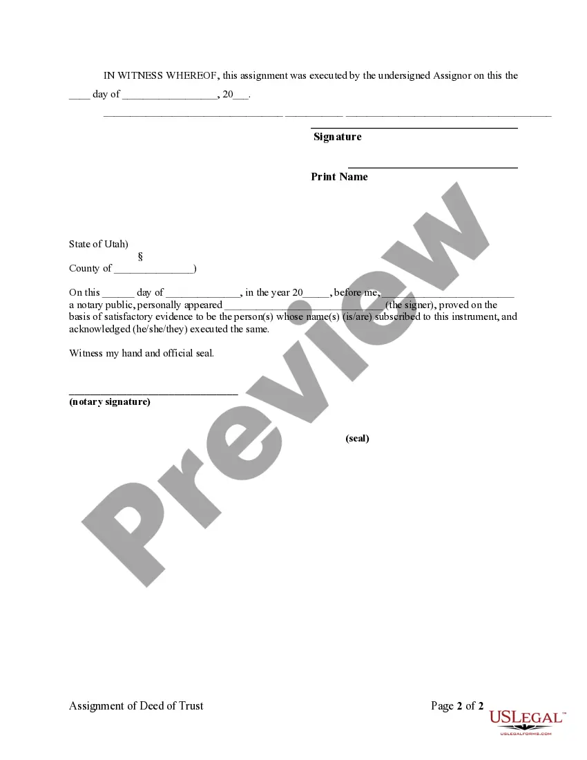 Get Assignment of Deed of Trust by Individual Mortgage Holder Preview Assignment of Deed of Trust by Individual Mortgage Holder