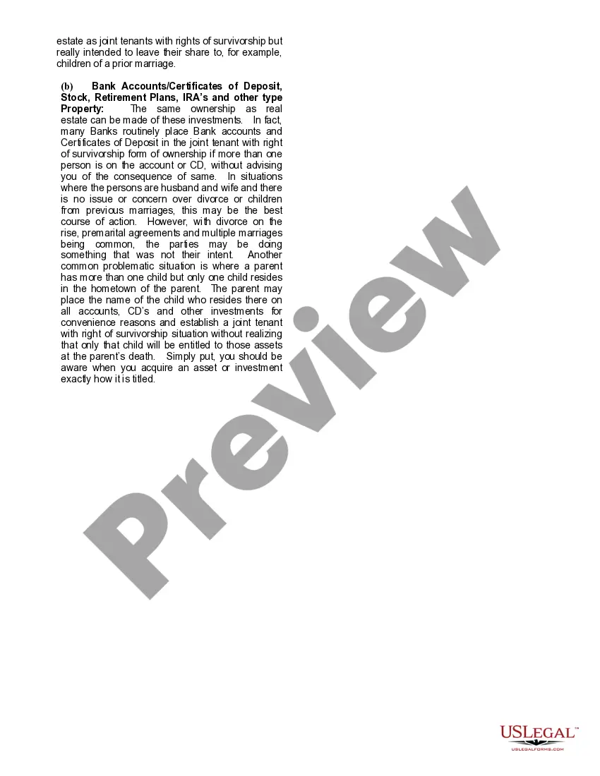 Preview Mutual Wills containing Last Will and Testaments for Man and Woman living together not Married with No Children