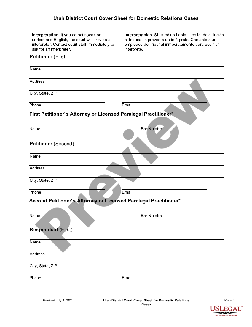 Deed Cover Sheet With Disclaimer US Legal Forms