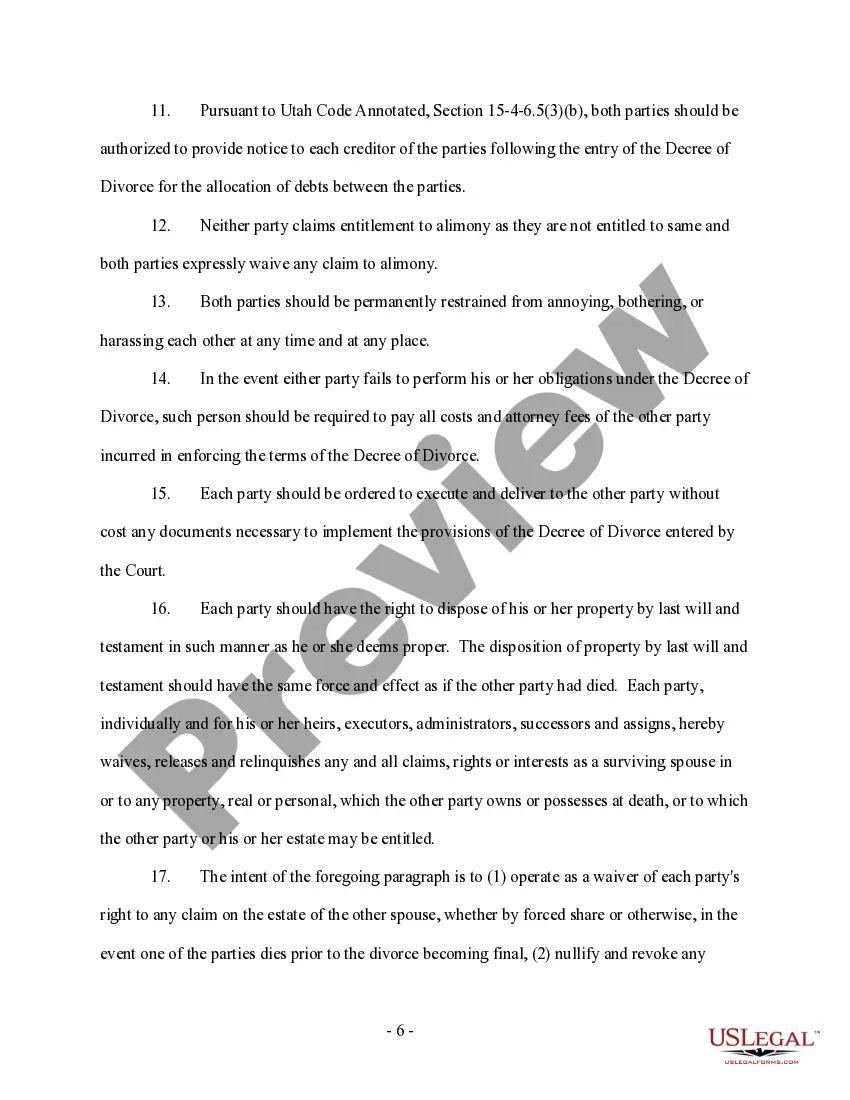 Get Marital Domestic Separation and Property Settlement Agreement no children Preview Marital Domestic Separation and Property Settlement Agreement no children