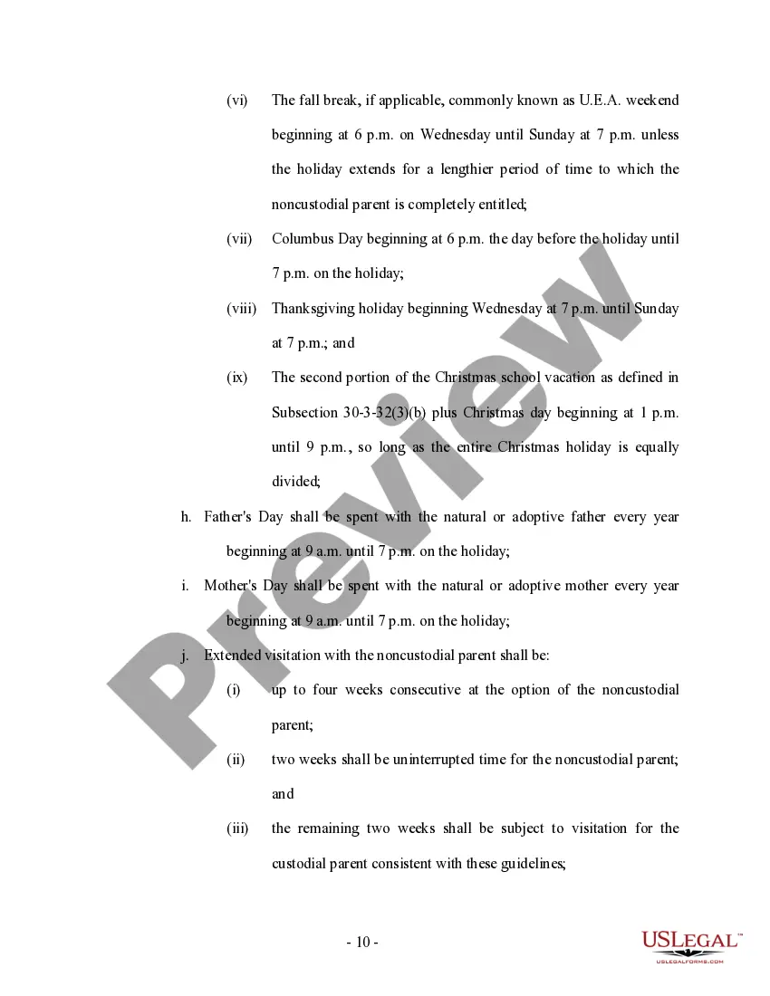 Preview Separation and Property Settlement Agreement