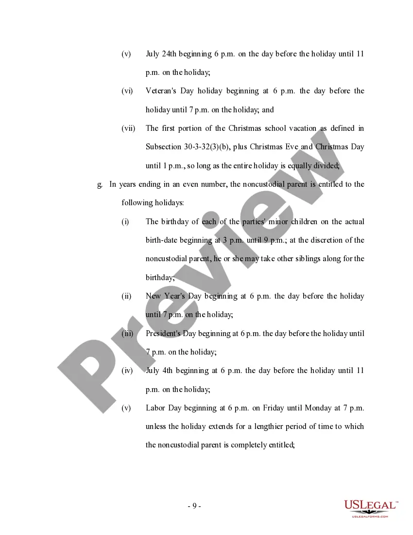 Preview Separation and Property Settlement Agreement