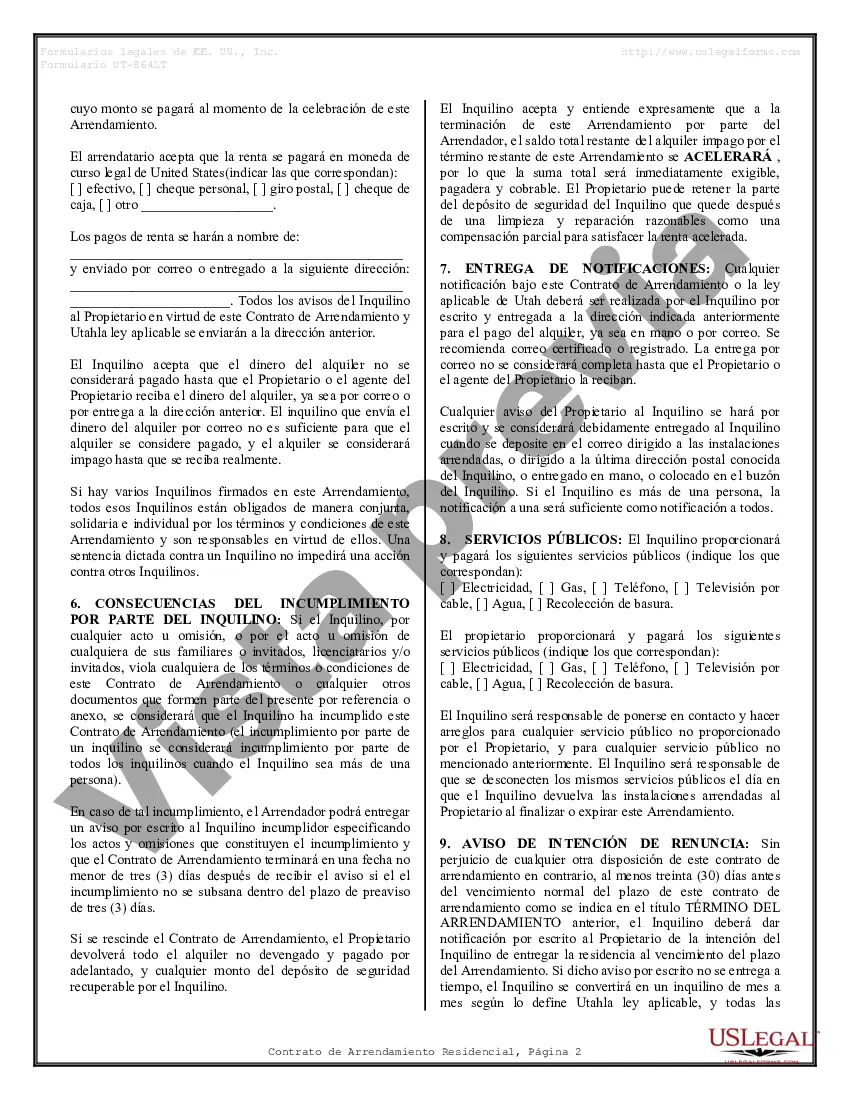 Preview Contrato de arrendamiento de alquiler residencial