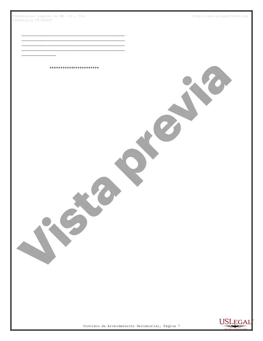 Preview Contrato de arrendamiento de alquiler residencial