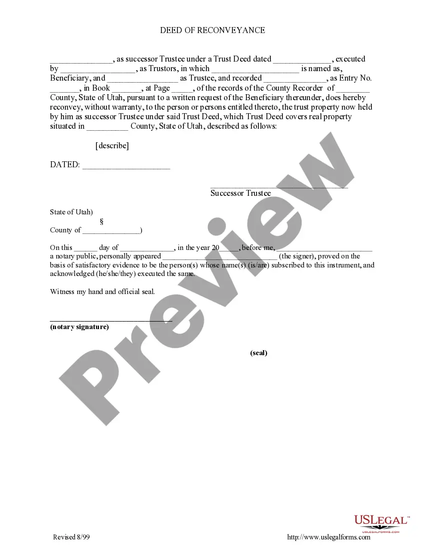 Get Substitution of Trustee Preview Substitution of Trustee