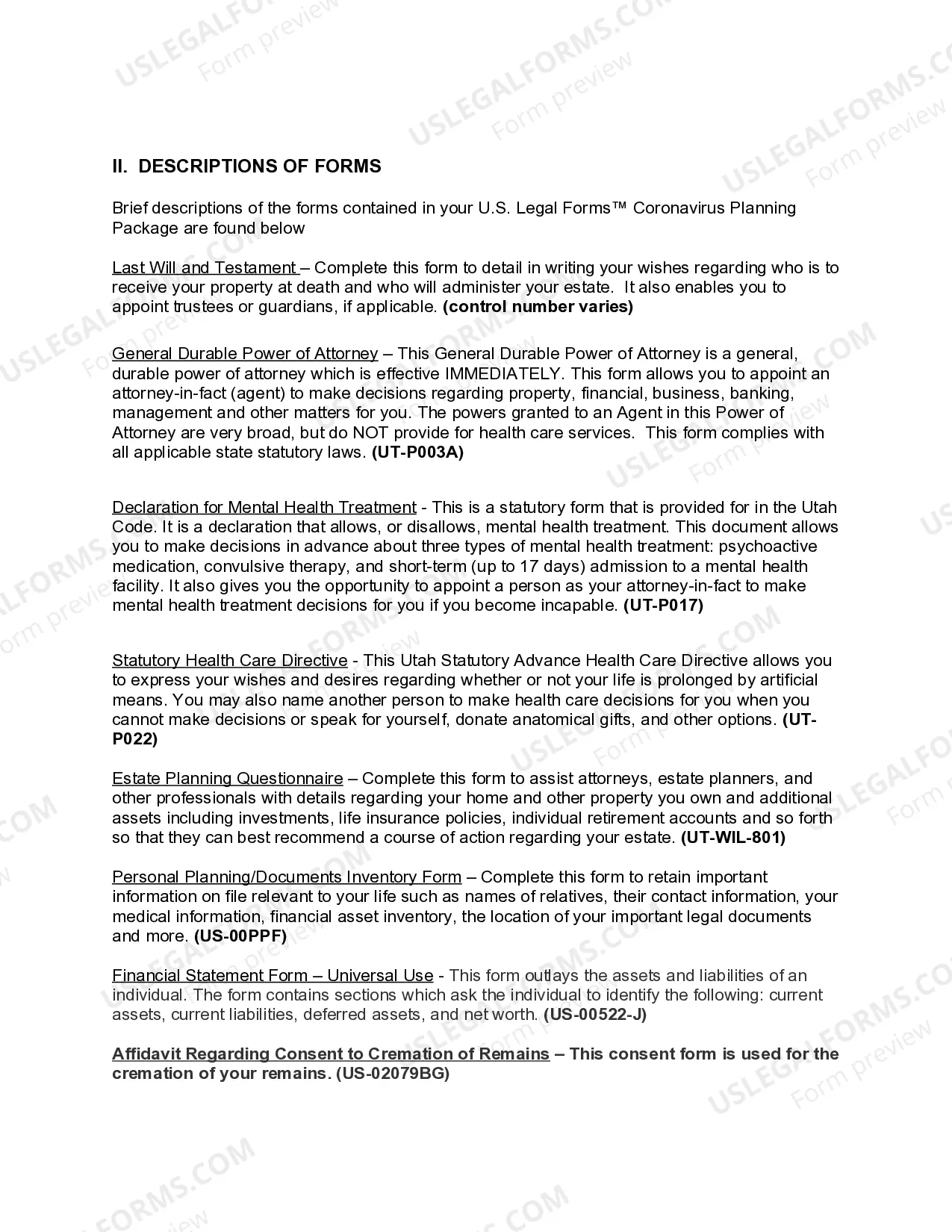 Preview Utah Coronavirus COVID-19 Family Planning Package