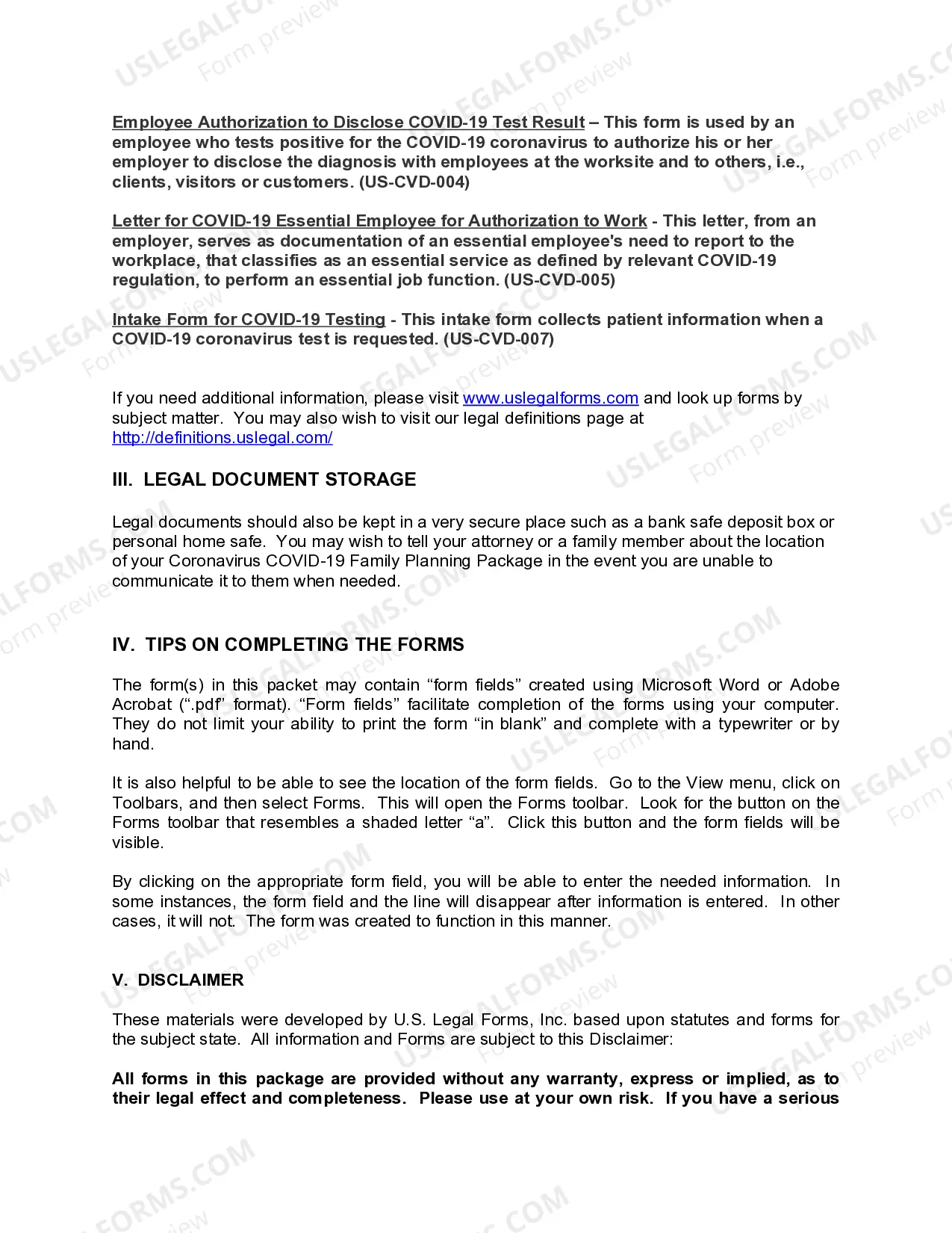 Preview Utah Coronavirus COVID-19 Family Planning Package