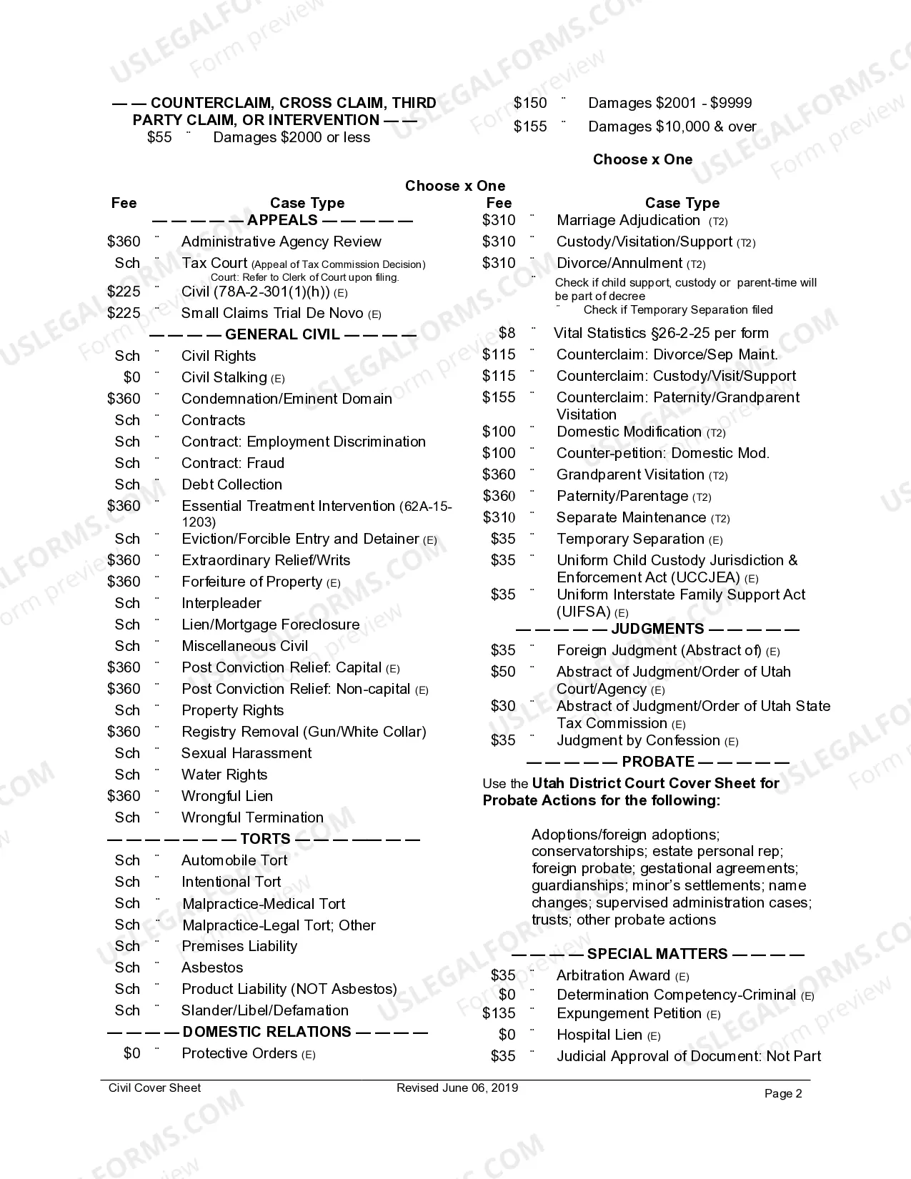 Preview Expungement Coversheet
