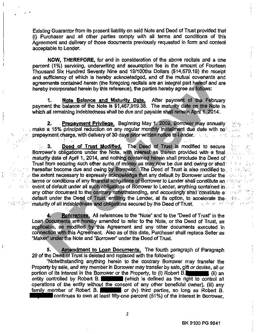 Get Assumption and Loan Modification Agreement Preview Assumption and Loan Modification Agreement