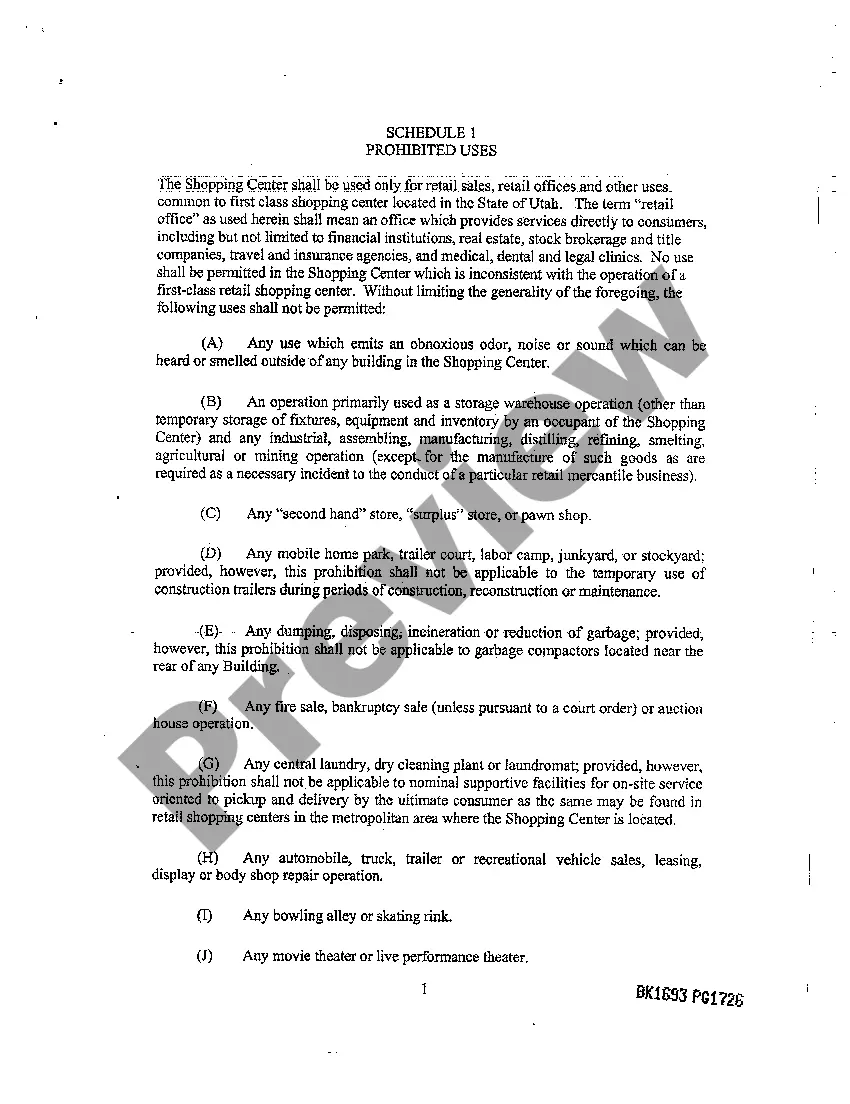 Preview Memorandum of Lease