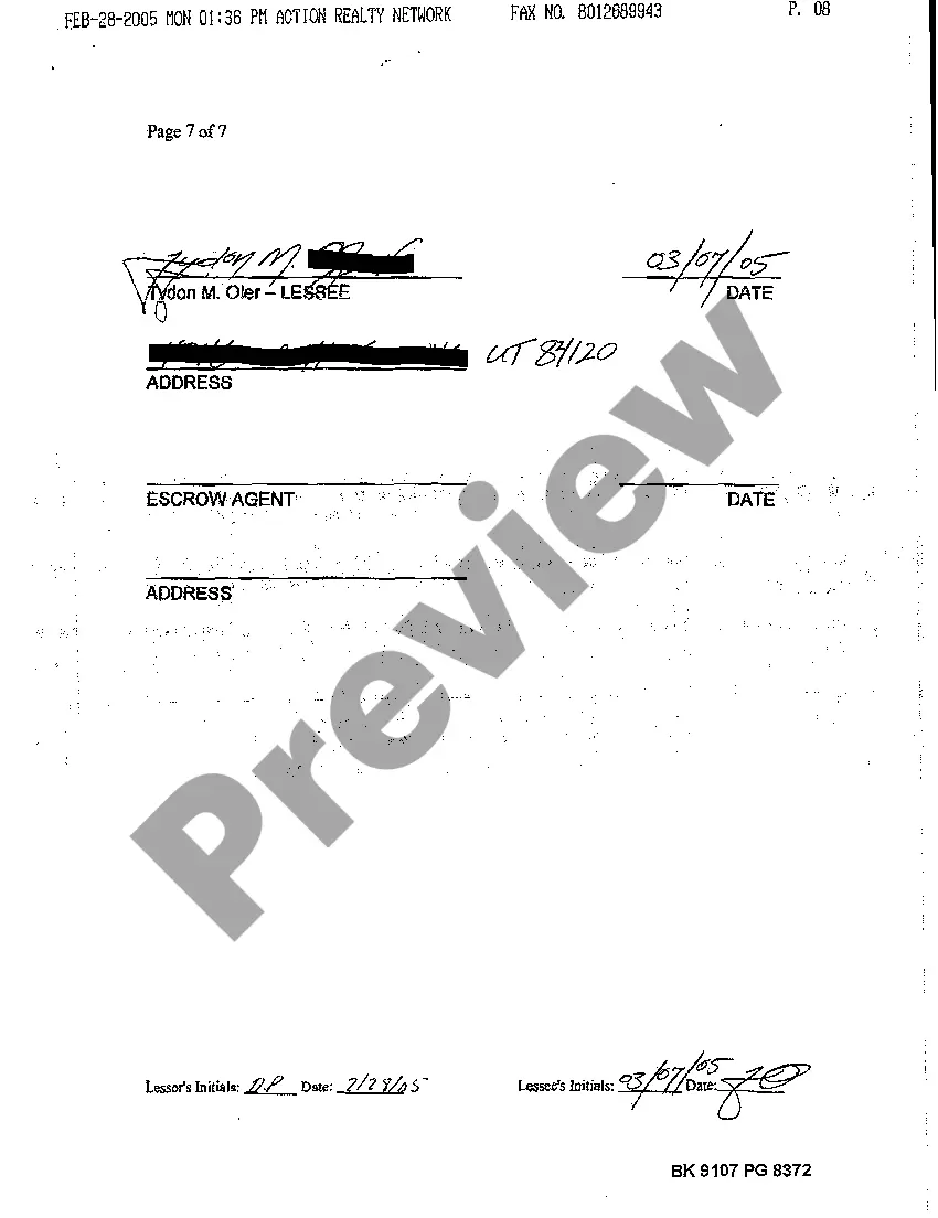 Preview Residential Lease With Option To Purchase - Lease or Rent to Own