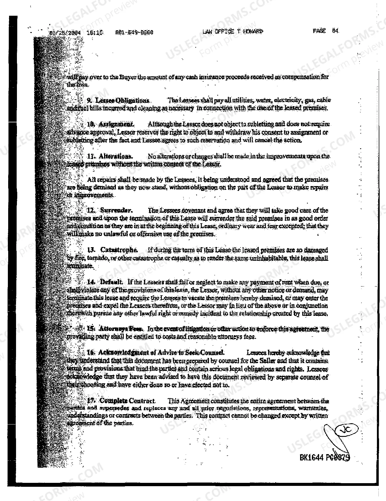 Preview Lease Option Agreement