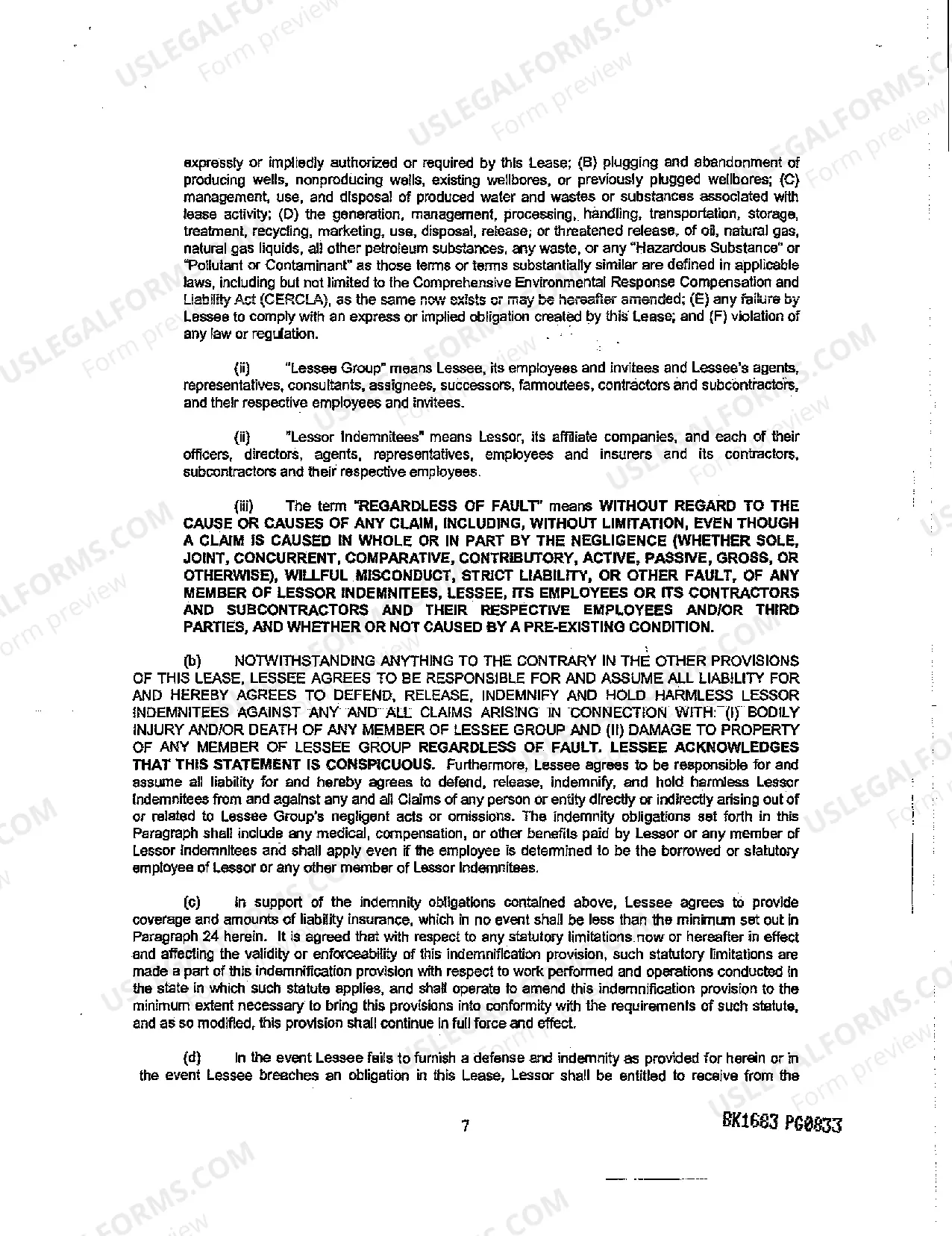 Preview Oil and Gas Lease