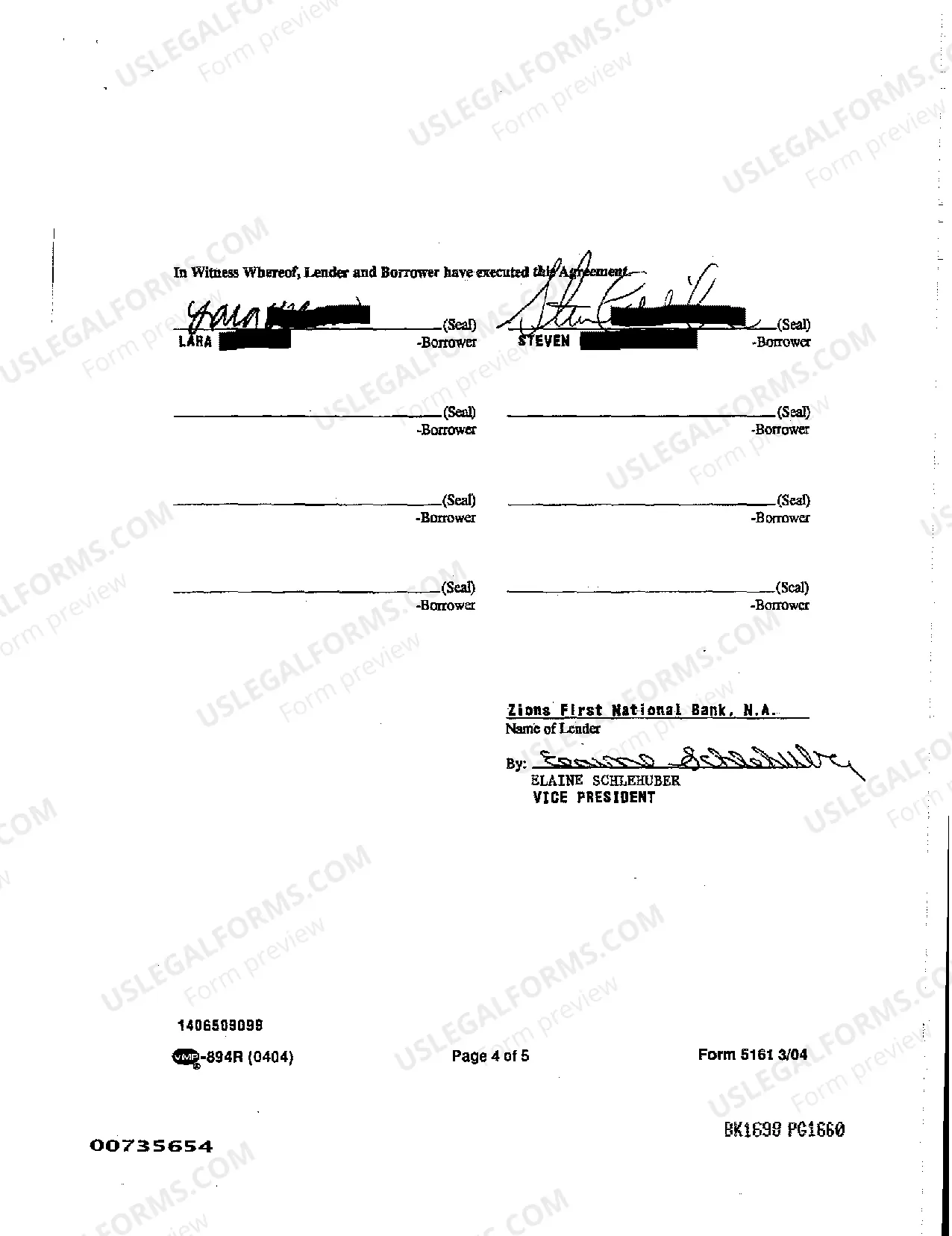 Preview Loan Modification Agreement - To a Fixed Interest Rate