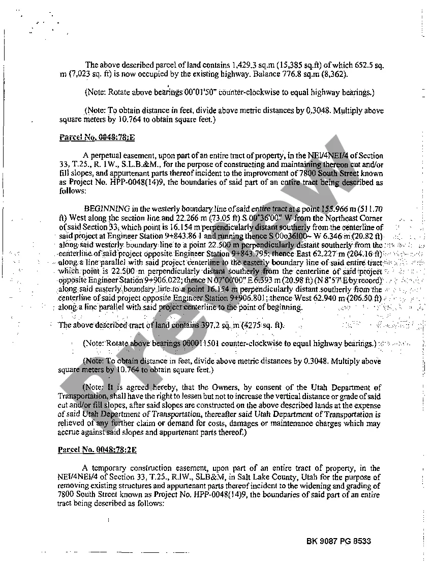 Preview Judgment and Final Order of Condemnation