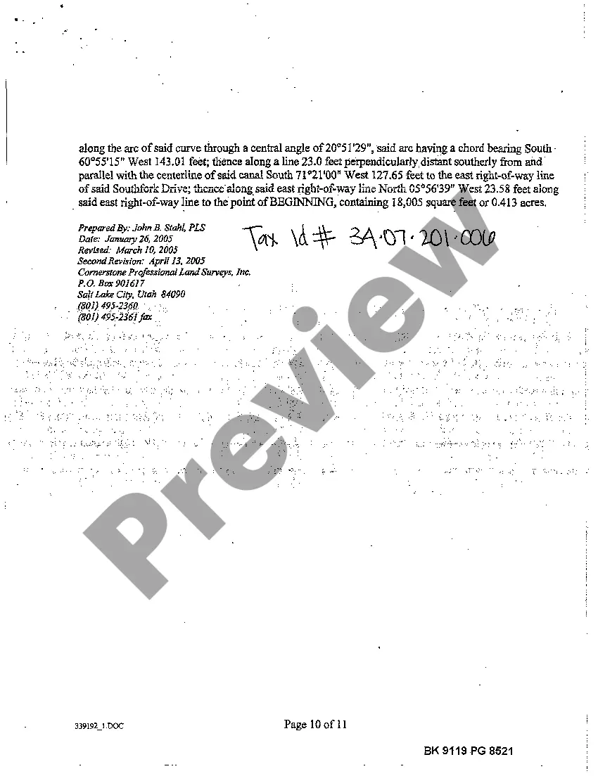 Preview Final Order of Condemnation