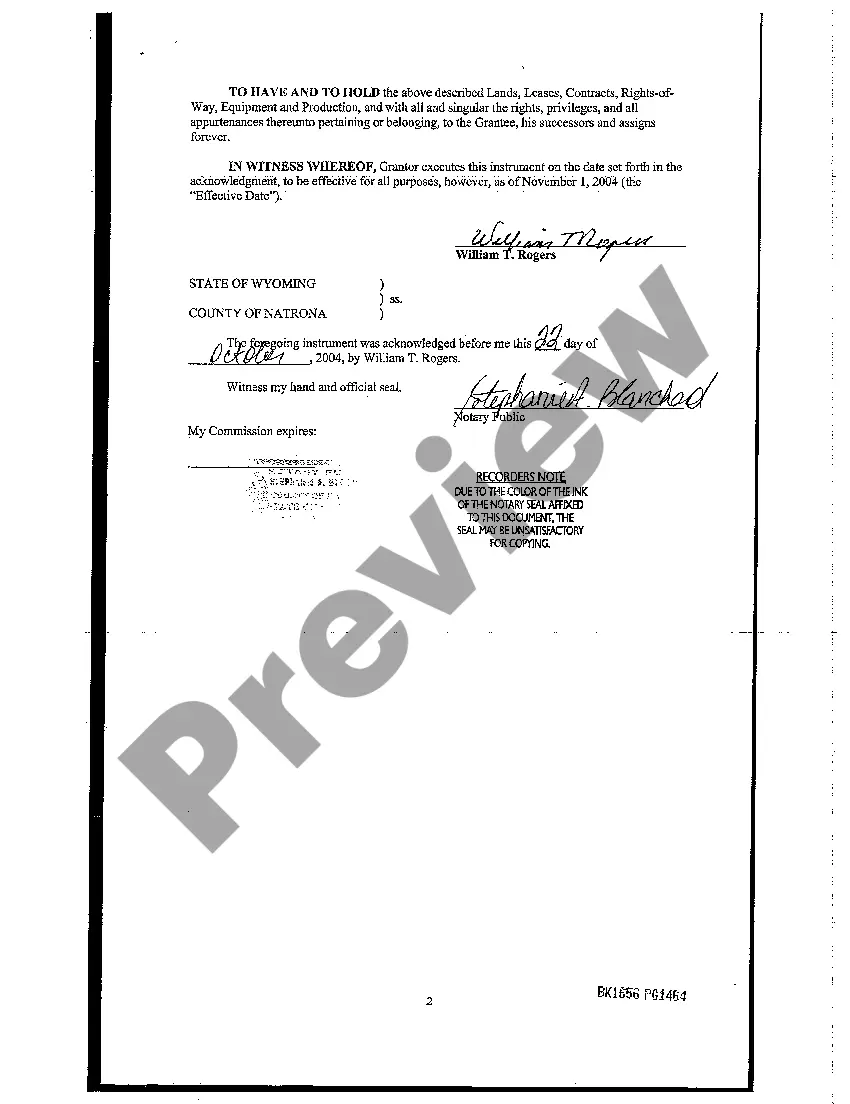 Get Mineral Conveyance, Assignment and Bill of Sale Preview Mineral Conveyance, Assignment and Bill of Sale