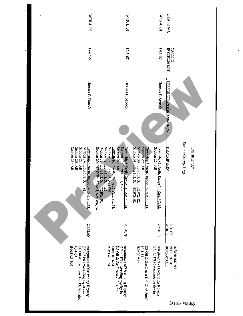 Get Mineral Conveyance, Assignment and Bill of Sale Preview Mineral Conveyance, Assignment and Bill of Sale
