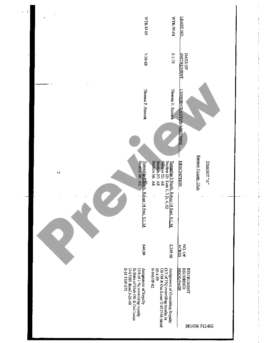 Get Mineral Conveyance, Assignment and Bill of Sale Preview Mineral Conveyance, Assignment and Bill of Sale