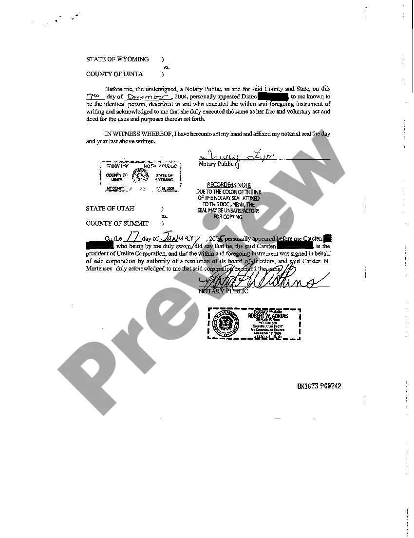 Preview Memorandum of Mining Lease