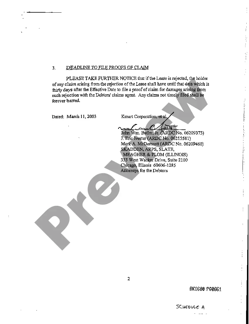 Preview Affidavit Terminating Leasehold Interests