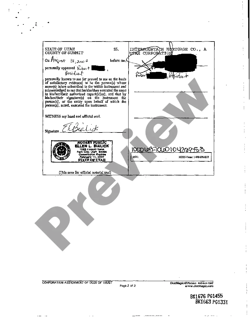 Get Affidavit of Correction to Corporation Assignment of Deed and Trust- Scriveners Preview Affidavit of Correction to Corporation Assignment of Deed and Trust- Scriveners