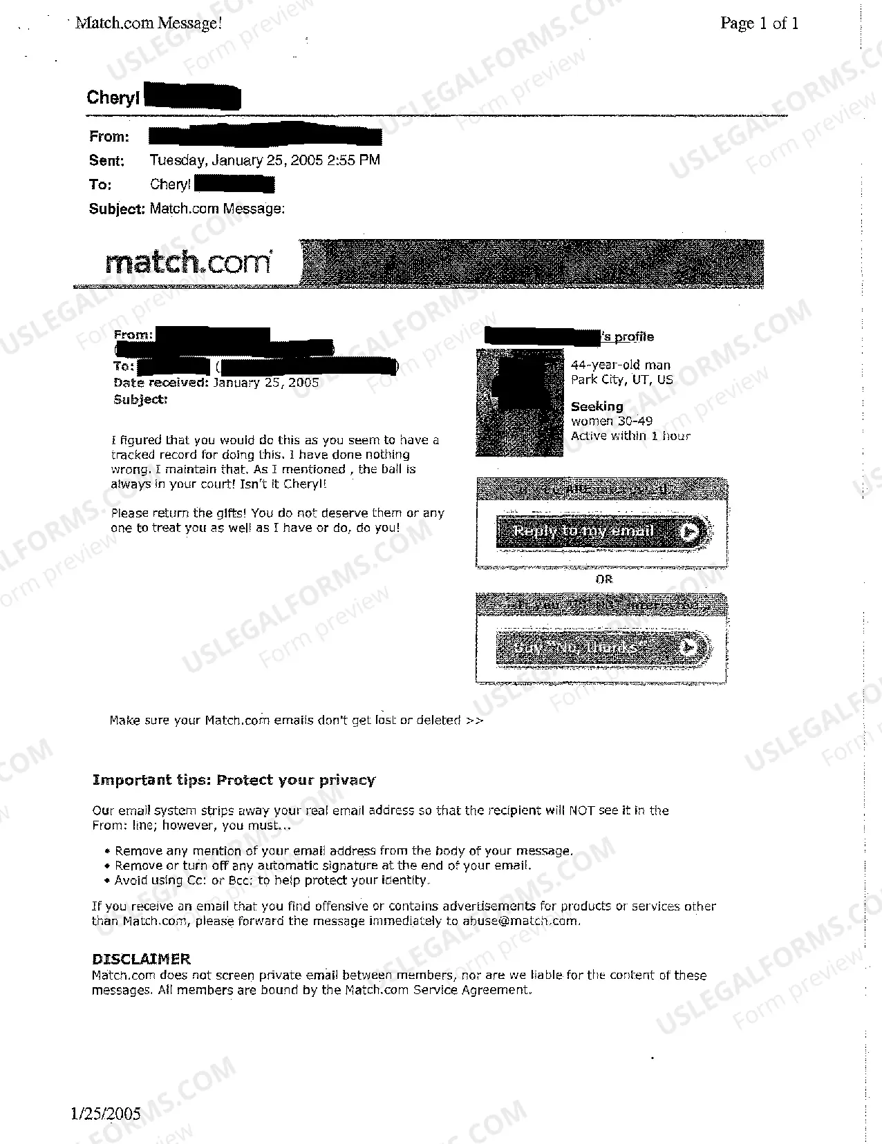 Preview Petition for Civil Stalking Injunction