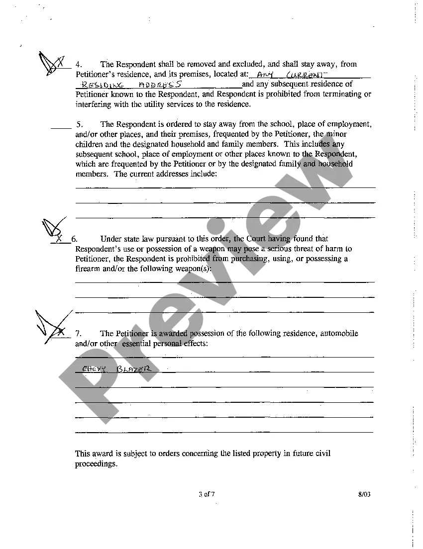 Get Protective Order Preview Protective Order