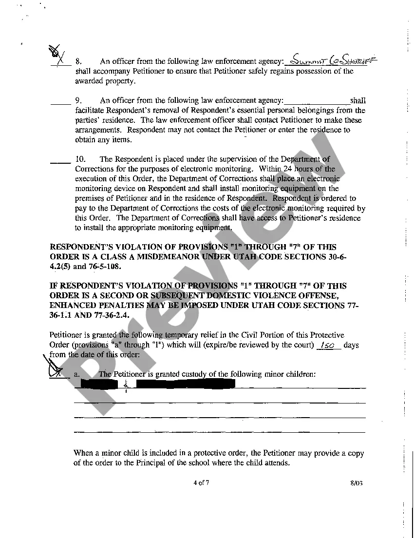 Get Protective Order Preview Protective Order