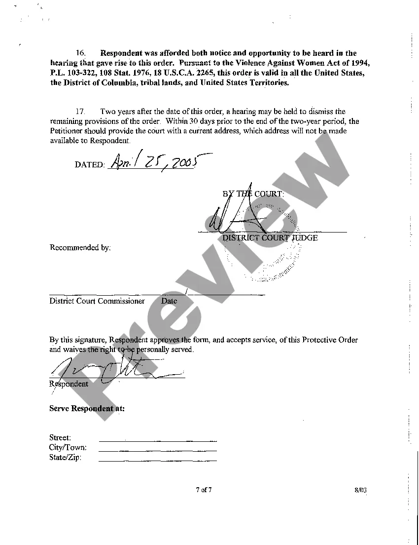 Get Protective Order Preview Protective Order