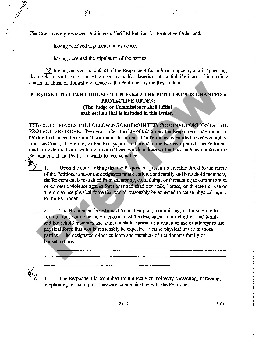 Preview Protective Order