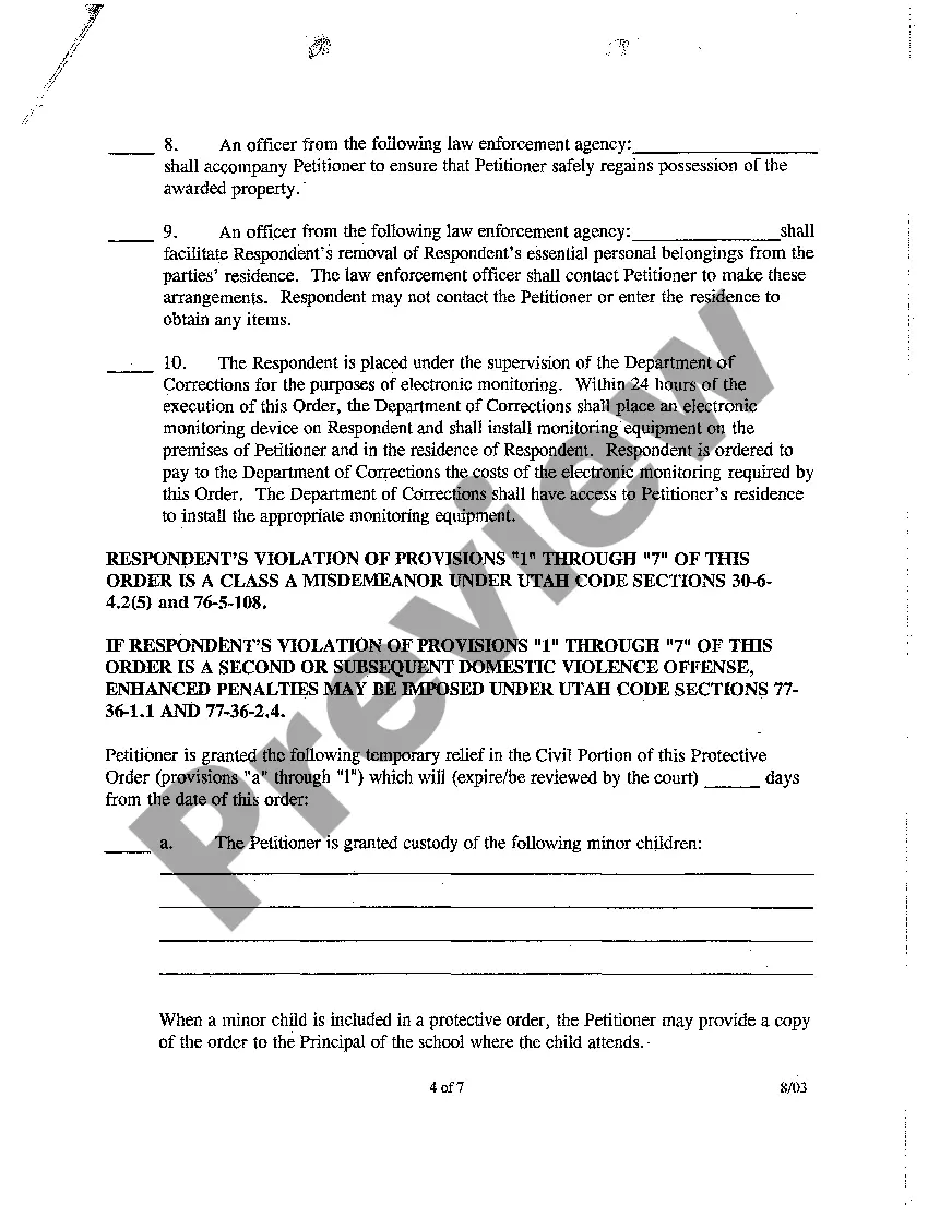 Preview Protective Order