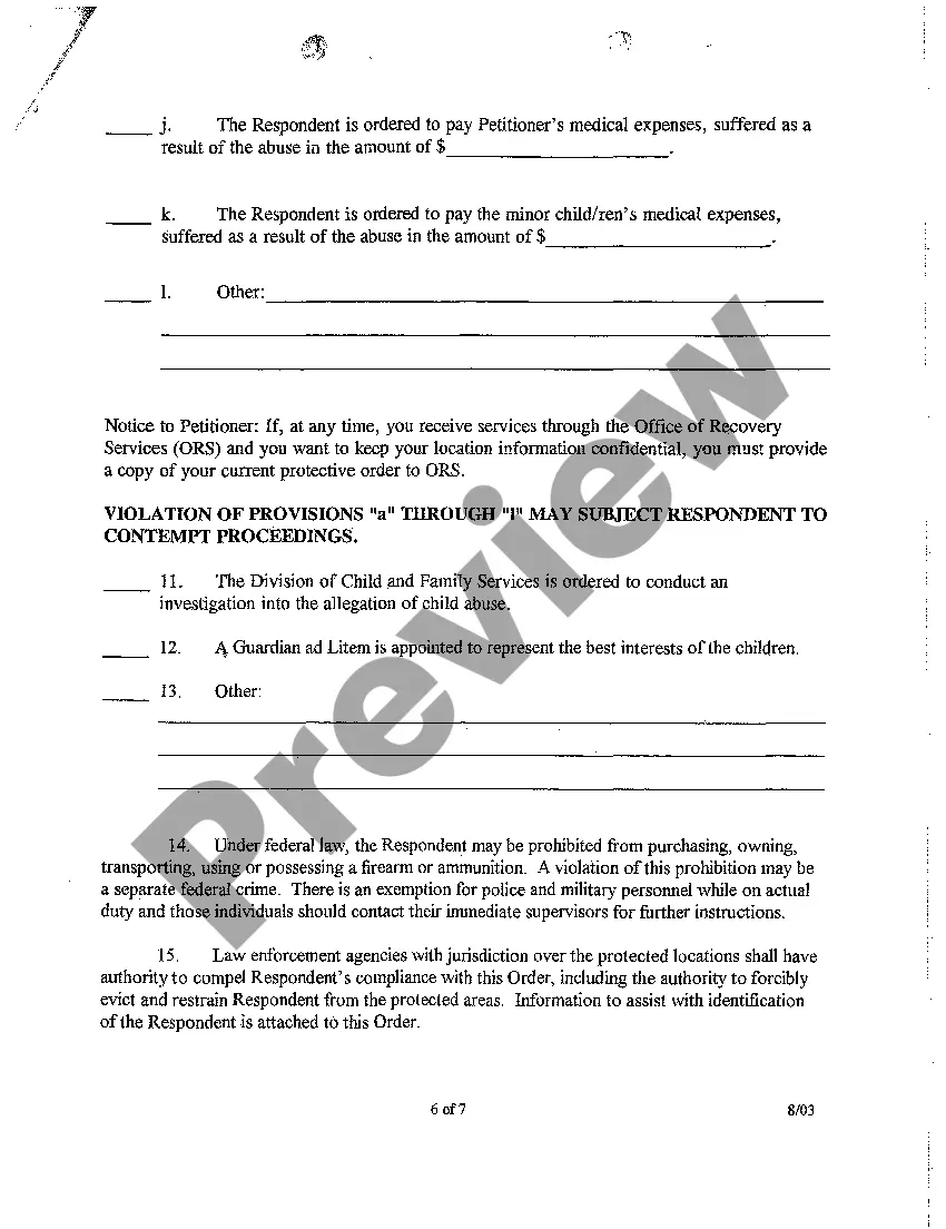 Preview Protective Order