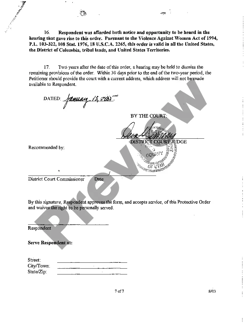 Preview Protective Order