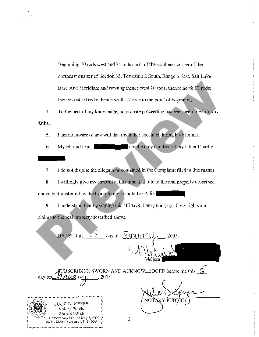 Preview A04 Affidavit