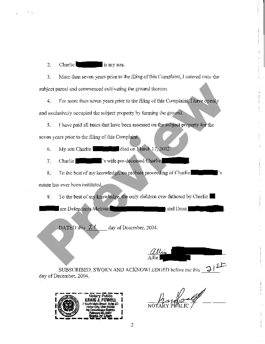 Preview A08 Exhibit B Affidavit of Plaintiff