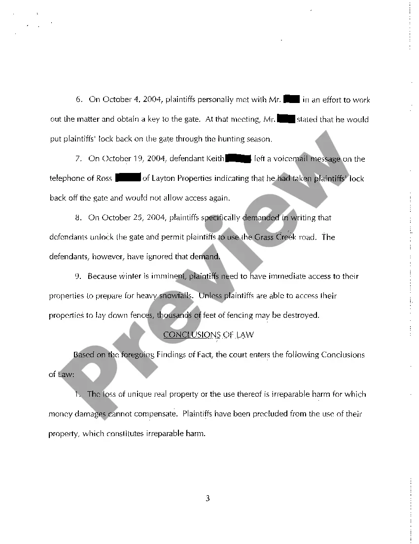 Get A10 Findings of Fact, Conclusions of Law, and Order Granting Preliminary Injunction Preview A10 Findings of Fact, Conclusions of Law, and Order Granting Preliminary Injunction