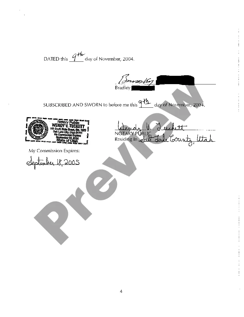 Preview A05 Affidavit