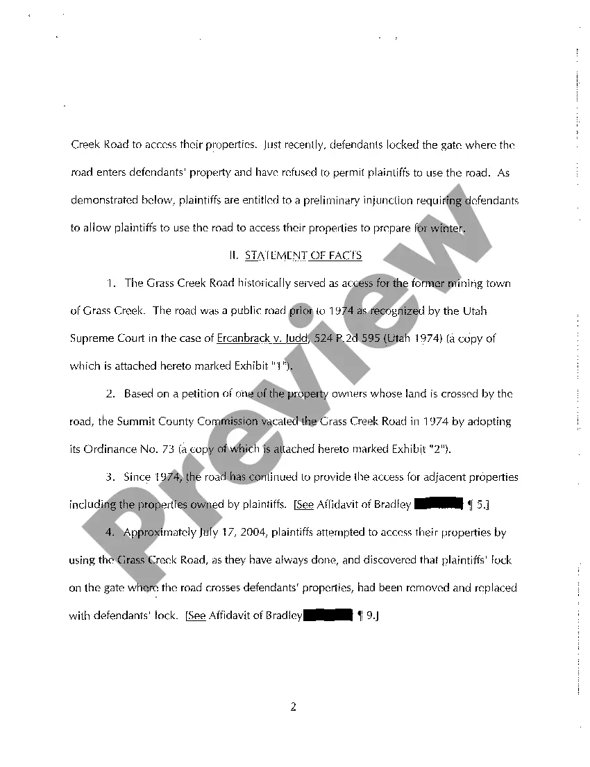 Get A04 Memorandum of Points and Authorities in Support of Motion for Temporary Restraining Order and Preliminary Injunction Preview A04 Memorandum of Points and Authorities in Support of Motion for Temporary Restraining Order and Preliminary Injunction