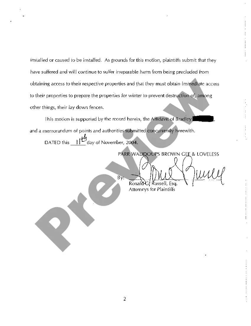 Preview A03 Motion for Temporary Restraining Order and Preliminary Injunction