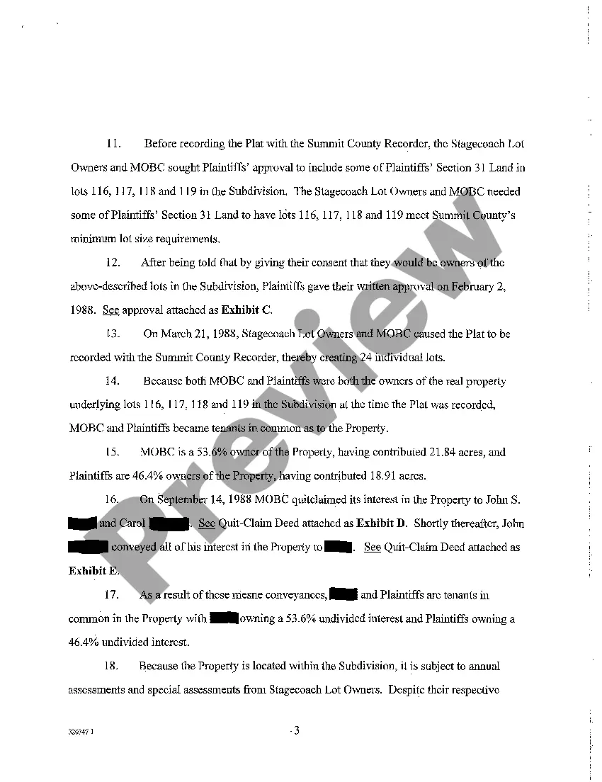 Get A02 Complaint to Quiet Title Preview A02 Complaint to Quiet Title