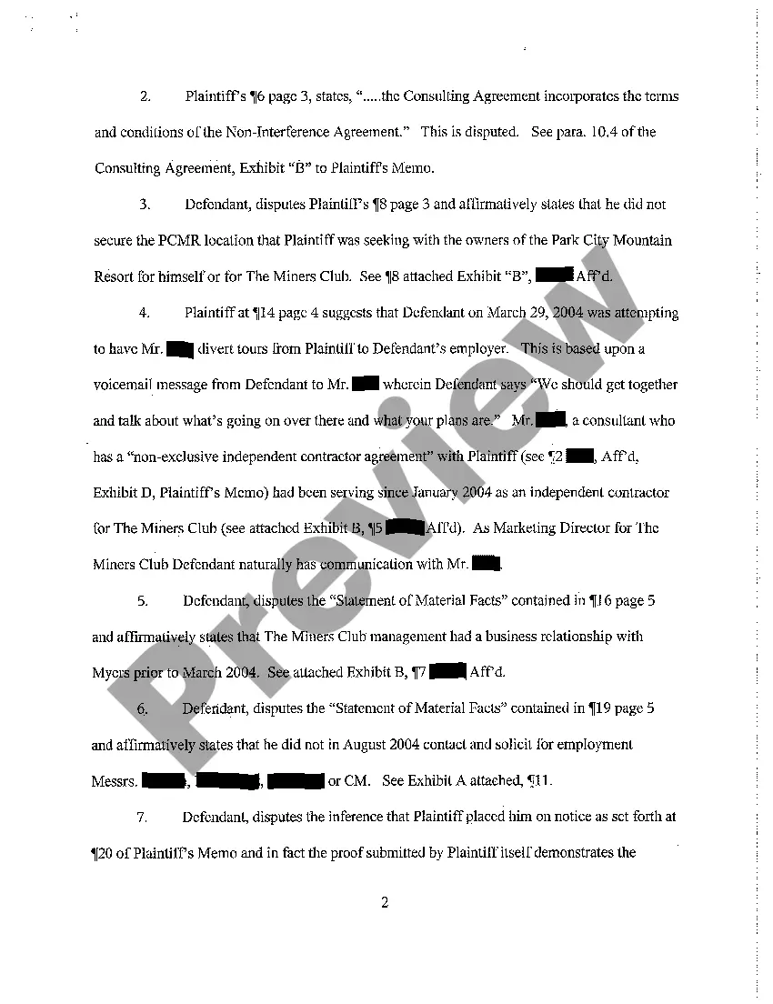 Preview A05 Defendant's Memorandum in Opposition to Plaintiff's Application for Temporary Restraining Order and Preliminary Injunction