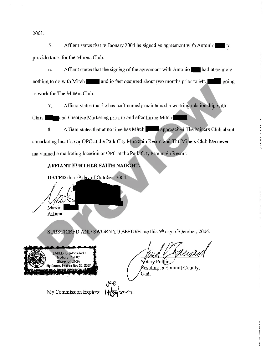 Preview A03 Affidavit
