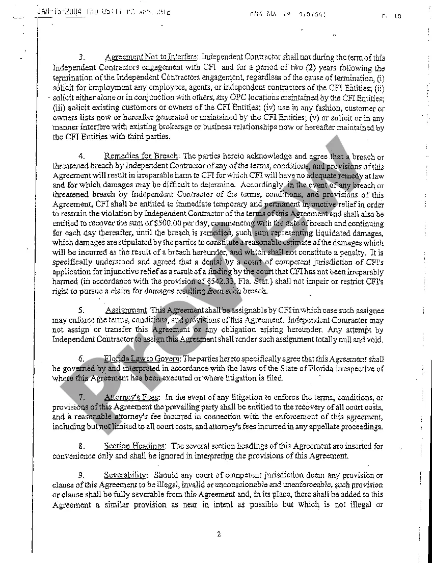 Preview A02 Noninterference and Confidentiality Agreement