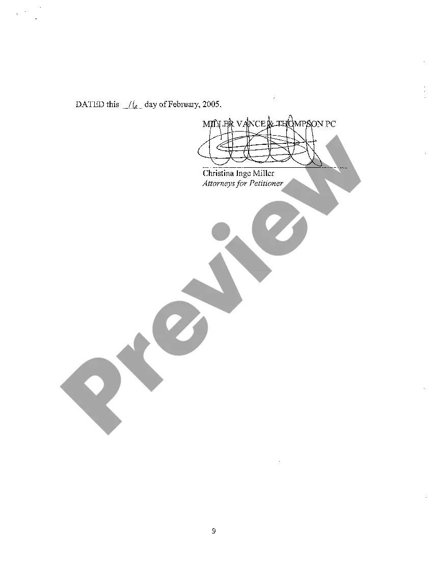 Get A05 Petition for Divorce Preview A05 Petition for Divorce