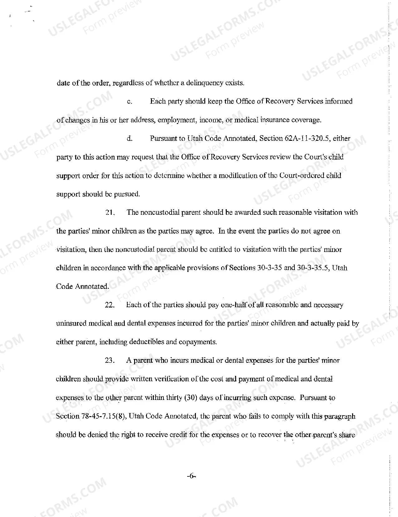 Preview A01 Verified Complaint for Divorce