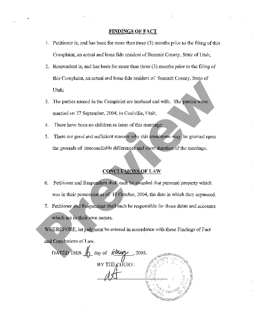 Preview A02 Findings of Fact and Conclusions of Law