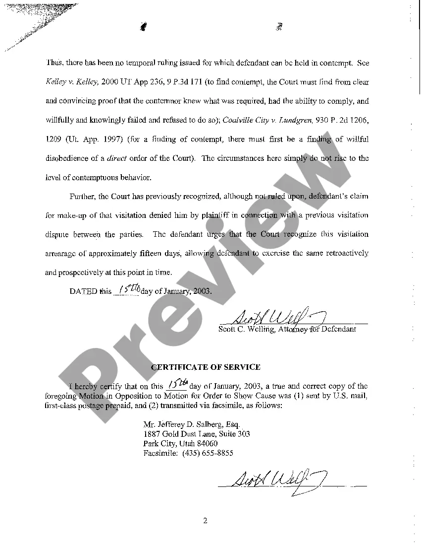 Get A07 Motion in Opposition to Motion for Order to Show Cause Preview A07 Motion in Opposition to Motion for Order to Show Cause