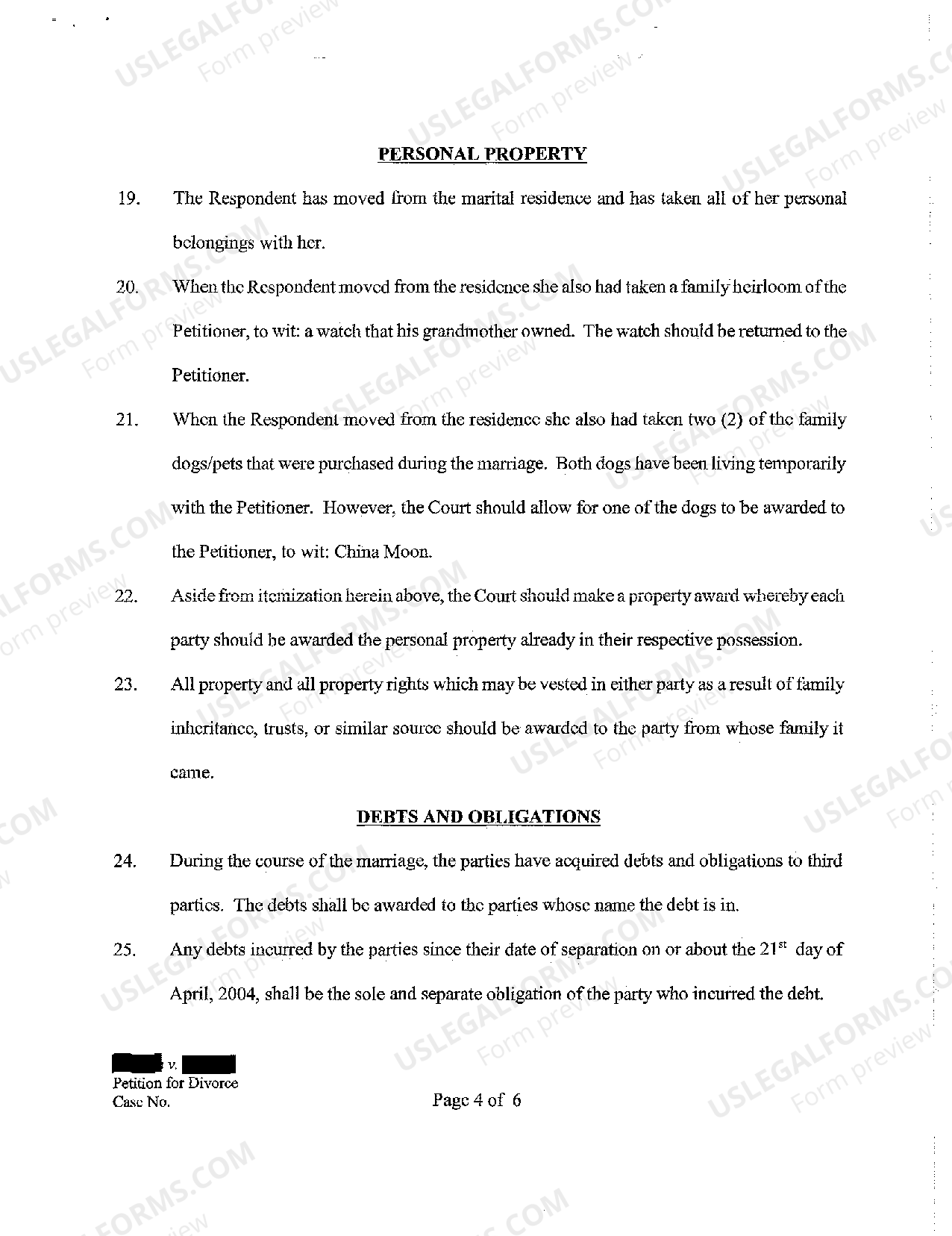 Utah Petition For Divorce Form | US Legal Forms
